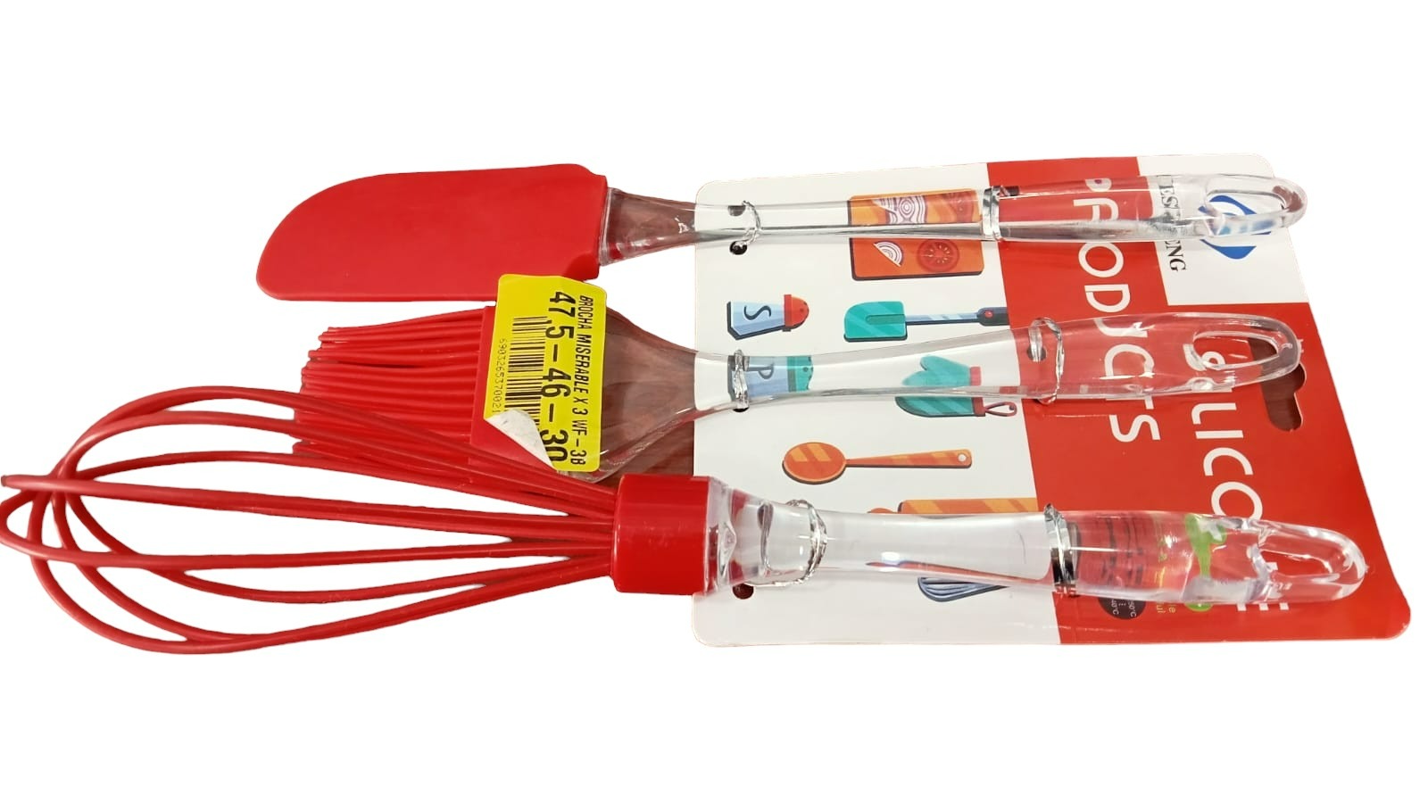 Miniatura 2 de Kit herramientas de cocina silicona x3